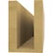 Ekena Millwork 4in. W x 6in. H x 24in. L Pescadero Woodgrain TimberThane Rafter Tail, Primed Tan RFTUR04X06X24PECRCPR - alternate 2